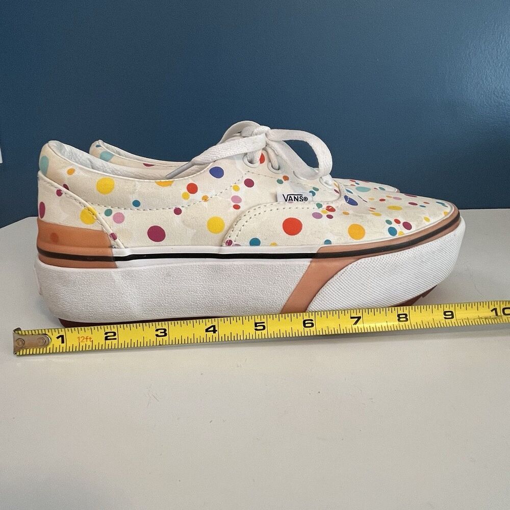 Vans Era Stacked Floral UV Activated Polka Dot Platform Shoes Womens 7.5 Mens 6 - Picture 11 of 12